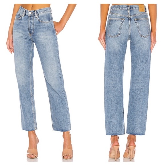 NEW Anine Bing Jackie Blue Jeans - Picture 2 of 8